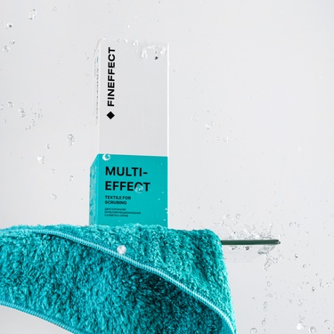 MULTI-EFFECT scrub cleaning cloth, Turquoise