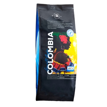 Ground coffee. COLOMBIA