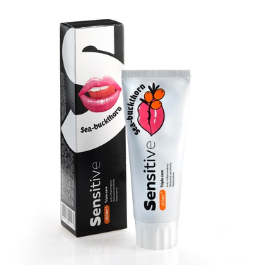 Зубная паста-гель для чувствительных зубов Sklaer Sensitive Sea-buckthorn
