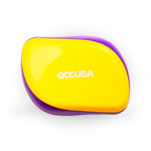 Occuba hairbrush yellow-purple