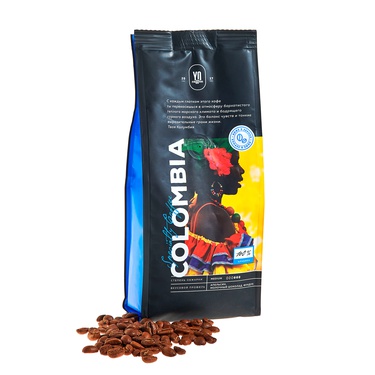 Whole-bean coffee. COLOMBIA