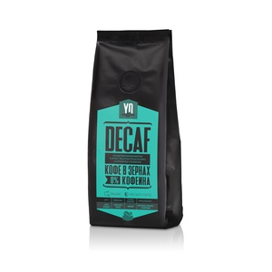 Кофеинсіз DECAF дәнді кофесі