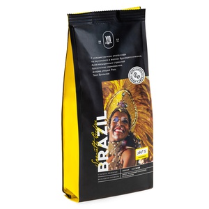 Whole-bean coffee. BRAZIL
