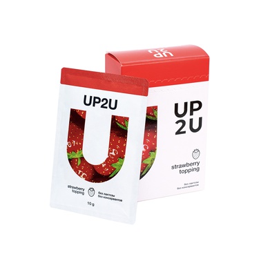 UP2U STRAWBERRY Dry Topping