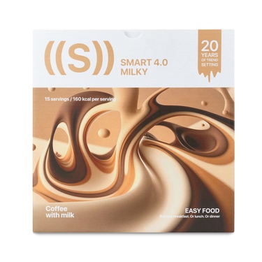 ED Smart Milky Coffee with milk, 15 servings