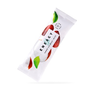 Fruit bar with dates, coconut, and mint