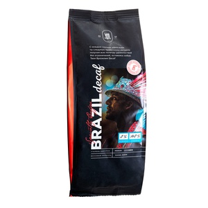 Ground coffee. BRAZIL DECAF
