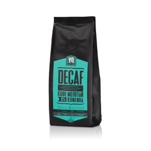 Кофеинсіз DECAF ұнтақталған кофесі